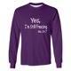 thumbnail image 4 of Amzcrzy - Sudadera Para Hombre, Estilo Veraniego, Holgada, Informal, Estampada, De Manga Larga, Con Cuello Redondo, Color Morado, Talla S, 4 of 5