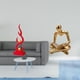 thumbnail image 2 of Escultura abstracta de fuego,Estatua de arte abstracto para decoración del hogar,Figura de pensador abstracto,Estatua de pensador abstracto,decoración para el hogar,Figura humana decorativa, 2 of 8