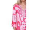 thumbnail image 2 of Women's 3/4 Sleeve Abstract Printed Dress, 2 of 2