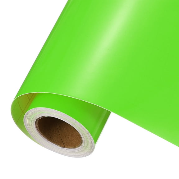 Uxcell Light Green Permanent Vinyl, 10 Inch x 14ft Adhesive Vinyl Roll for Decal Cutting, Signs, Scrapbooking, DIY Craft, Home Decoration