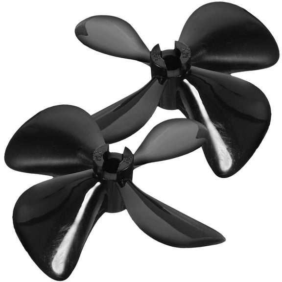 LOLIPPYY 1Pair Sturdy Plastic Rc Boat Propeller with Simple Decorative Design for Rc Boat Supplies