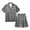 Grey, variant on Custom Photo Pajamas for Men - Personalized Short Sleeve PJ Set with Your Design - Ideal for Christmas, Anniversary, Valentine's Gift (Grey, M)