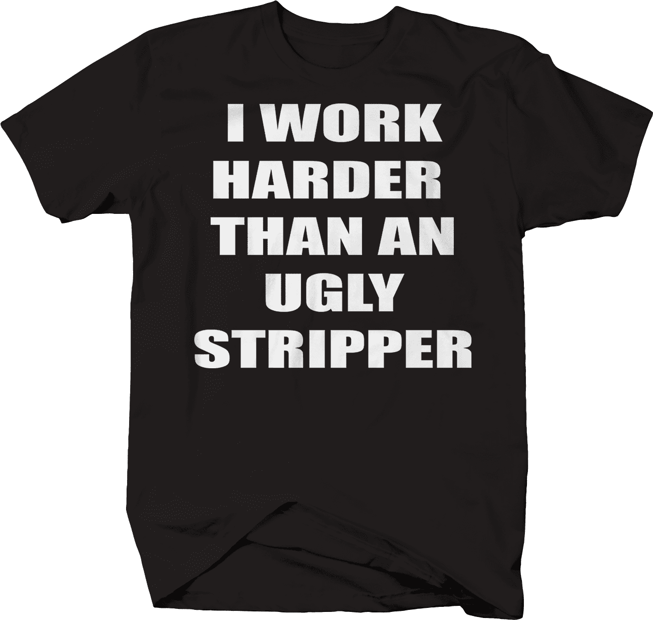 Multicolor 18x18 I work harder than an ugly stripper Throw Pillow