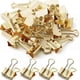 thumbnail image 1 of 2026 Binder Clips, Small Binder Clips, 50Pack, Gold, Small Clips, Paper Binder Clips, Binder Clips Small Size, Small Paper Clips, 1 of 5