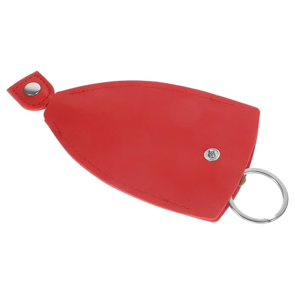 GOOHOCHY Car Key Cover Cases Key Bag Red Pu Leather 2Pcs