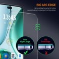 thumbnail image 4 of For Honor X8c 4G Screen Protector ENKAY HAT PRINCE 9H Hardness High Aluminum-Silicon Glass Film - Tr, 4 of 5