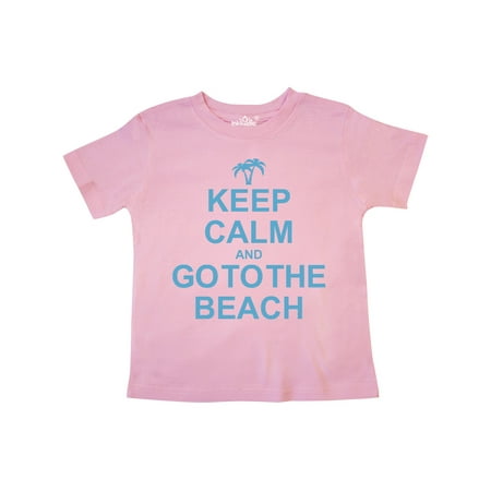 

Inktastic Keep Calm Go To The Beach Gift Toddler Boy or Toddler Girl T-Shirt