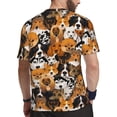 thumbnail image 2 of Wukai Dogs Different Breeds Print Men's Short-Sleeved Mesh T-Shirt,Quick-Dry Short Sleeve Workout T-Shirt-Large, 2 of 8