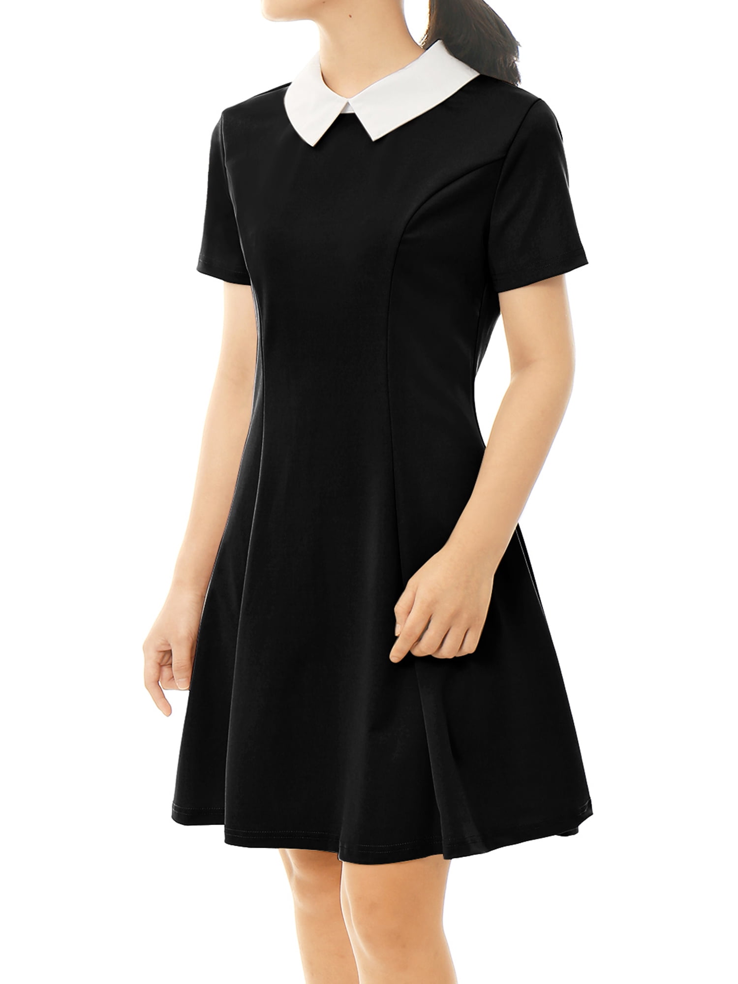 plus size peter pan dress