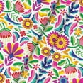 thumbnail image 5 of Mexico Tablecloth 60x60 Inch Round, Halloween Cinco De Mayo Fiesta White Washable Seasonal Table Cover for Party Picnic Dinner Decor, 5 of 6
