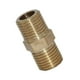 thumbnail image 2 of Las Instalaciones de Tuberías de NPTBrass Roscaron El Conector Terminado Doble Del Acoplador en Amarillo 4 13X11 Soledad Accesorios de latón, 2 of 5