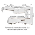 thumbnail image 3 of Cocina Integral Completa Modular Madesa Reims 472cm BB 01, 3 of 5