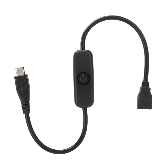 Micro USB Extension Cable with 501 Key Switch, for Cable Female to Male Cable with 501 Key Switch, Desktop Extension Cable Suitable for , USB Devices