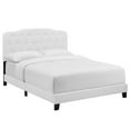 thumbnail image 3 of Modway Amelia Full Upholstered Polyester Fabric Bed in White Finish, 3 of 5