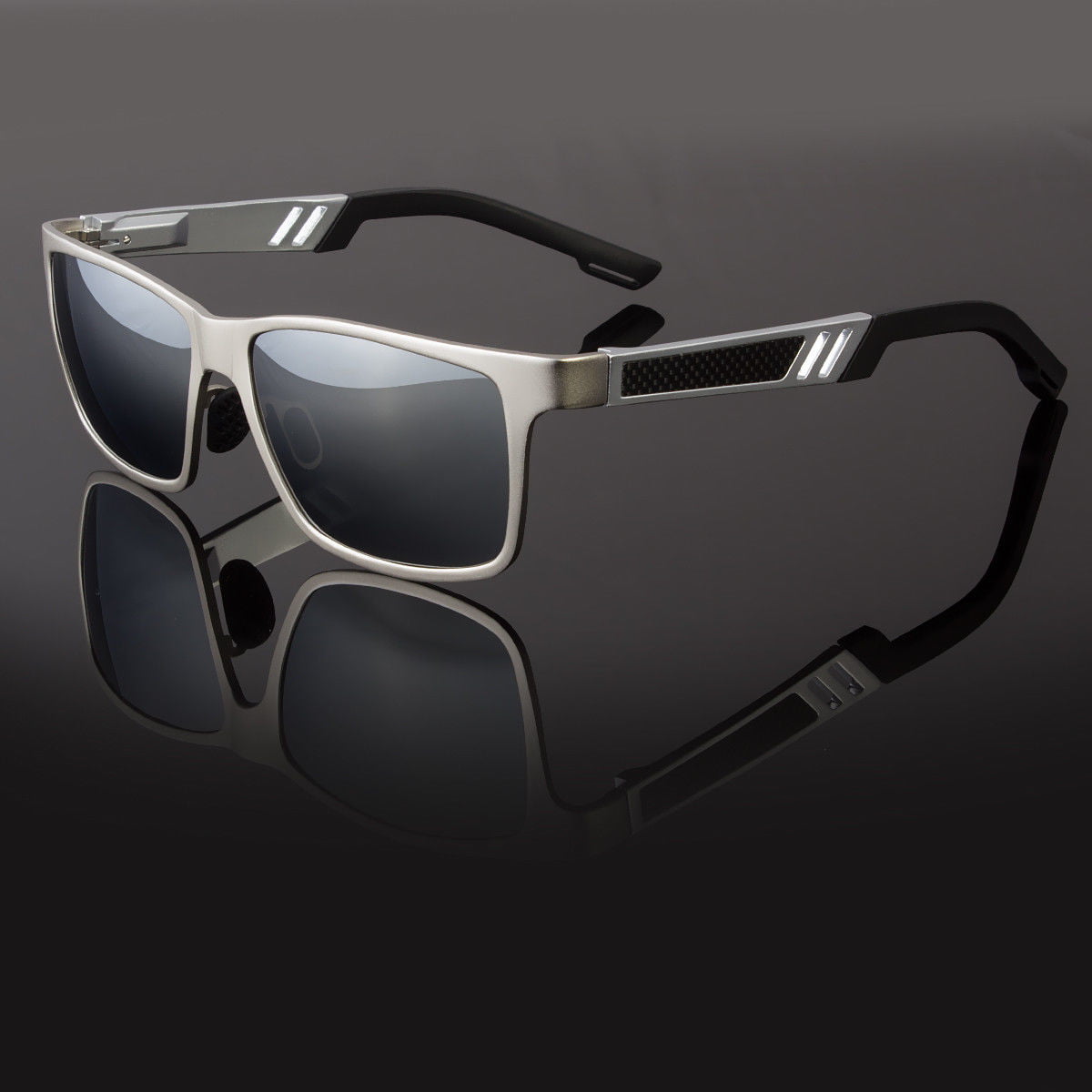Black Polarized Aviator Men Glasses Outdoor Sports Eyewear Driving Uv Sunglasses 