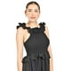thumbnail image 4 of Vestido largo con olanes Roman Fashion/ Juvenil, 4360 (Negro) negro CH, 4 of 5