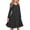 Black, variant on Girls Long Sleeve Stretchy Dress A line Twirly Skater School Party Dress