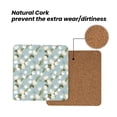thumbnail image 4 of Xecao Tulips Flowers for MDF Cork Coaster 4 Pcs,Drink Coasters,Suit for House Warming Gifts New Home ,Coffee Table Decor-Square, 4 of 7