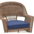 thumbnail image 4 of Wicker Patio Chairs Set of 2 with Cushions - Outdoor Furniture for Porch Deck Garden-Color:Honey, 4 of 7