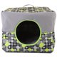thumbnail image 1 of 2 en 1, casa transpirable para perros y mascotas, nido plegable, estera suave, cama antideslizante para dormir para gatos, 1 of 8
