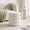 White, variant on Gericco Round Storage Ottoman Bench,End of Bed Foot Rest Stool with Padded Seat,Bedroom Bench for Living Room, White