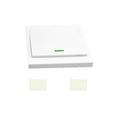 thumbnail image 3 of Push Button Wall Light Switch Remote Controller 1 Gang 86 Type ON/Off Switch Panel 433MHz Wireless RF Remote Control with Stickers Free Position Flexible For Home Living Room Bedroom, 3 of 7