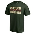 thumbnail image 2 of Men's Green Minnesota Wild Hometown Collection Defend T-Shirt, 2 of 3