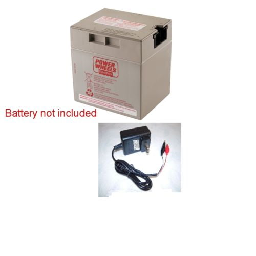 12v Clip Charger for Grey Power Wheels Battery PLEASE SEE PHOTOS & SEE