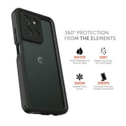 Body Glove Tidal Waterproof Phone Case for Motorola moto g (2025) - Black/Clear