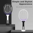 thumbnail image 4 of Mistaha Electric Fly Swatter USB Rechargeable Bright Light Bug Zapper Mosquitoes Killer Removable Base Grip to Turn on Fly Killer Zapper Racket, 4 of 8