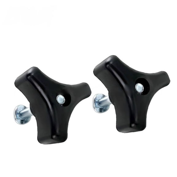 2 Sets Lawn Mower Handle Bolts Triangle Handle Screw Replacement for Most Mowers
