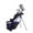 Purple, variant on aspire xd1 ladies womens complete golf clubs set includes driver, fairway, hybrid, 6-pw irons, putter, stand bag, 3 h/c's purple (right hand tall size +1")
