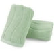thumbnail image 1 of Toallas de mano Jacquotha verde claro a rayas onduladas, 100% algodón, 1 of 7