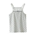 thumbnail image 2 of lnmuld Girls Tank Top Square Neck Solid Soft Stretchy Kids Sleeveless Top Size:9-10 Years, 2 of 3