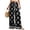 Black, variant on Stichou Palazzo Pants for Women Casual Summer Spring High Waist Floral Wide Leg Pant Trendy Boho Trousers Fashion Beach Outfits Navy S