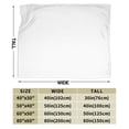thumbnail image 3 of Kll Fleece Blanket Plush Throw Blanket White,Soft Fuzzy Cozy Flannel Blanket For Couch Sofa Bed.(40"X30"), 3 of 9