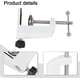 thumbnail image 5 of White Aluminum Desk Clamp, Designed to Securely Hold Microphone Stands and Accessories, 5 of 5