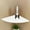 White, variant on Wall Mounted Floating Corner Shelf – Multi-Purpose Wooden Wall Rack for Bedroom, Bathroom, Living Room, Kitchen, Ideal for Display, Storage, Organizing Small Items and Decor