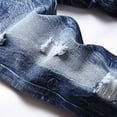 thumbnail image 6 of Mercatoo Youth Ripped Skinny Jeans Boys Slim Fit 𝐒tretch Jeans Distressed Straight Leg Fashion Comfort Denim Pants Trendy 𝐘2k Jogging, 6 of 9