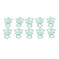 thumbnail image 4 of Clips de Papier en Forme, Processus de Galvanoplastie de Forme d'Arbre de Noël 100 Pcs Clips de Papier Mignons pour la Classification de Fichier, 4 of 8