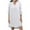 White, variant on Soft Womens Tops Women's Solid Long Sleeve 3/4 Sleeve Shirt Dress Casual Maxi Button Down Blouse Top Fashion Blouses Top