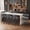 Grey-25in, variant on 360° Swivel Counter Height Bar Stools 25 Inch Upholstered Kitchen Island Chairs with Back Solid Wood Legs and Nailhead Trim, Beige