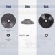 thumbnail image 5 of Replacement Wheel for V6 V7 V8 V10 V11 V12 DC58 Vacuum Cleaner 35W 50W Direct Drive Vacuum Cleaner Wheel Parts gray, 5 of 5