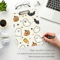 thumbnail image 3 of FORMRS Acrylic Clipboard with Low Profile Clip Standard A4 Letter Size, 12.5" x 9", Halloween Happy Ghosts, 3 of 8