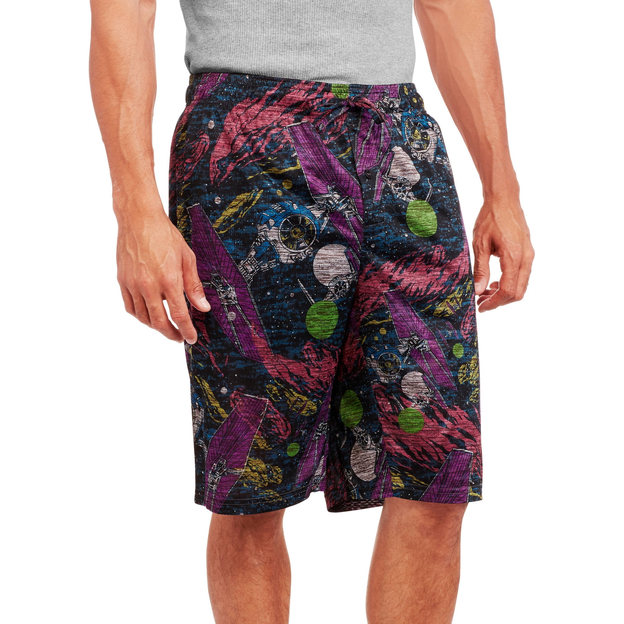 Star Wars All Over Space Print Big Men's Sleep Short, 2XL - Walmart.com