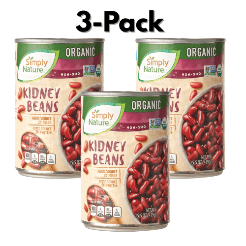 Simply Nature Kidney Beans Organic 3-Pack 15.5 oz