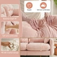 thumbnail image 6 of Lovableguy Chenille Modular Sectional Sofa,Modern Upholstered 3 Seater Modular Cloud Couch with Deep Seat and Tufted Backrest for Living Room Apartment,Pink, 6 of 9