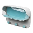 thumbnail image 1 of Organizador De Baño, Estantes Flotantes, Estante De Almacenamiento De Gafas Montado En La Pared, Sin Perforación Para Inodoro De Cocina Scienceny HA036864-00, 1 of 6