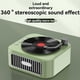 thumbnail image 3 of Bluetooth 5.3 Speaker 18th Century Phonograph Style Speaker White, 3 of 4
