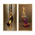 thumbnail image 2 of Designart "Haute Couture High Heel II" Fashion High Heels Framed Wall Art Set Of 2 - Gold Fashion Framed Canvas Set For Living Room Decor, 2 of 7